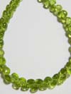 This listing is for the 2 strands of AA Quality Peridot Faceted onion shaped briolettes in size of 5 - 6 mm approx,,Length: 9 inch